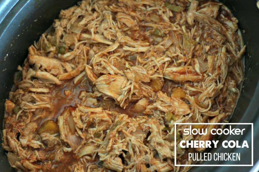 SlowCooker Cherry Cola Pulled Chicken Dash Of Evans